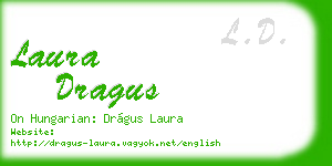 laura dragus business card